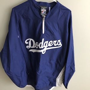Dodgers warm up pull over size L